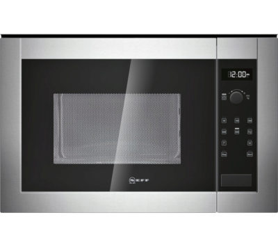 NEFF H12WE60N0G Built-in Solo Microwave - Stainless Steel NEFF H12WE60N0G Built-in Solo Microwave - Stainless Steel